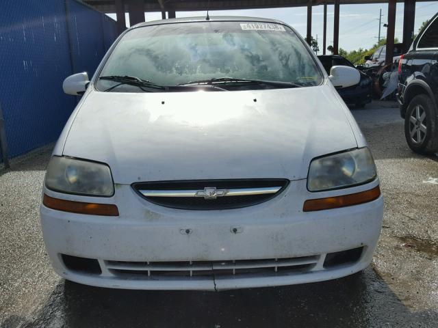 KL1TD56696B515755 - 2006 CHEVROLET AVEO BASE Սպիտակ լուսանկար 10