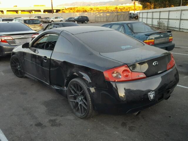 JNKCV54E56M716295 - 2006 INFINITI G35 BLACK photo 3