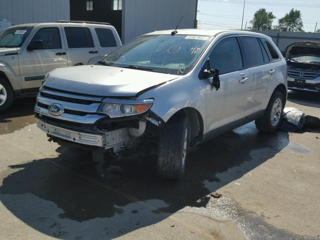 2FMDK3JC3DBE32295 - 2013 FORD EDGE SILVER photo 2