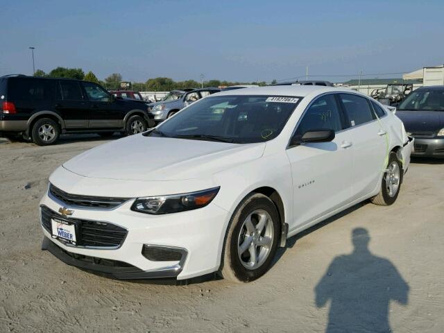 1G1ZB5ST2HF250623 - 2017 CHEVROLET MALIBU LS WHITE photo 2