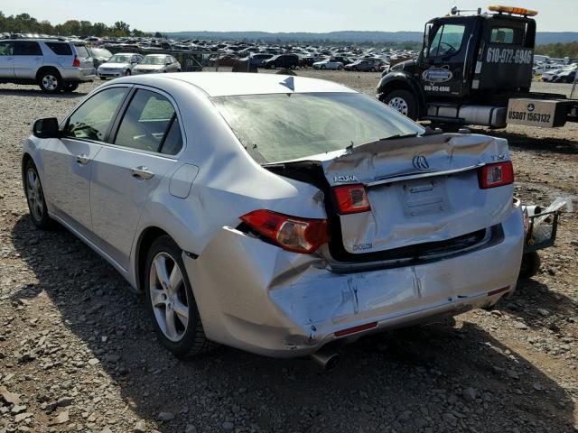 JH4CU2F66DC000662 - 2013 ACURA TSX TECH SILVER photo 3