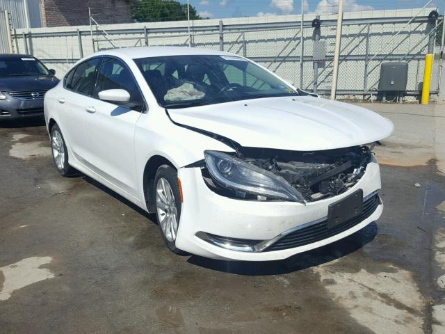 1C3CCCAB4GN108662 - 2016 CHRYSLER 200 LIMITE WHITE photo 1