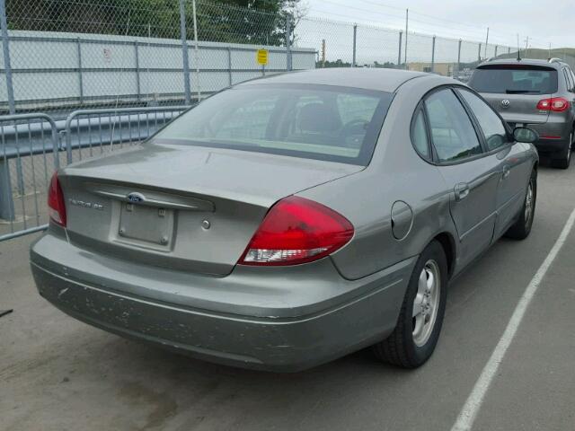 1FAFP53U04G143454 - 2004 FORD TAURUS SE GRAY photo 4