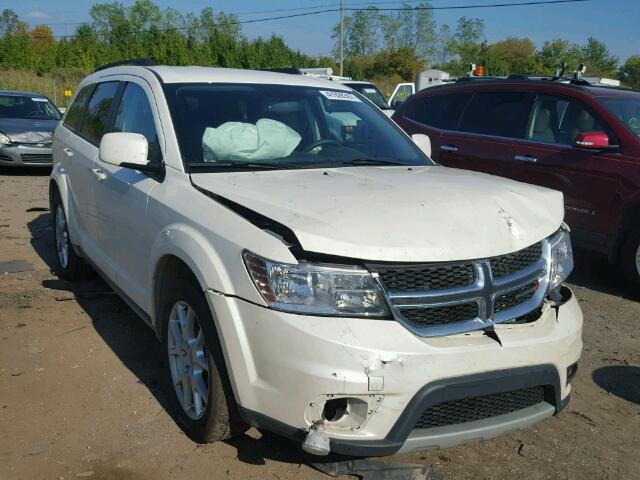 3C4PDCBG0ET171372 - 2014 DODGE JOURNEY SX WHITE photo 1