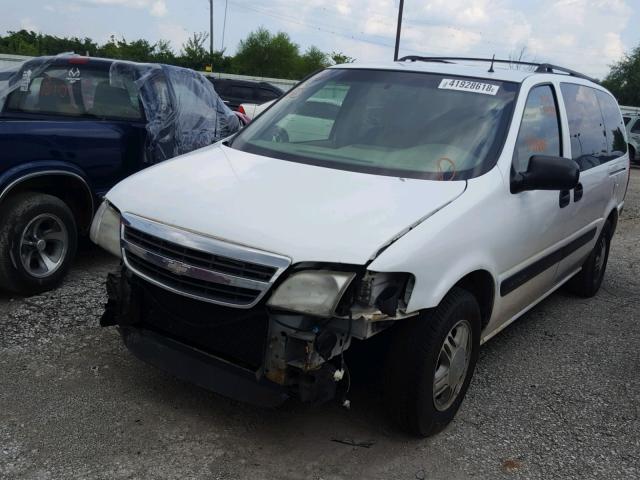 1GNDX03E62D187204 - 2002 CHEVROLET VENTURE WHITE photo 2