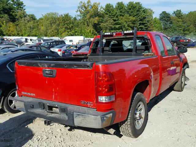 1GTR1TEX5CZ312018 - 2012 GMC SIERRA C15 RED photo 4