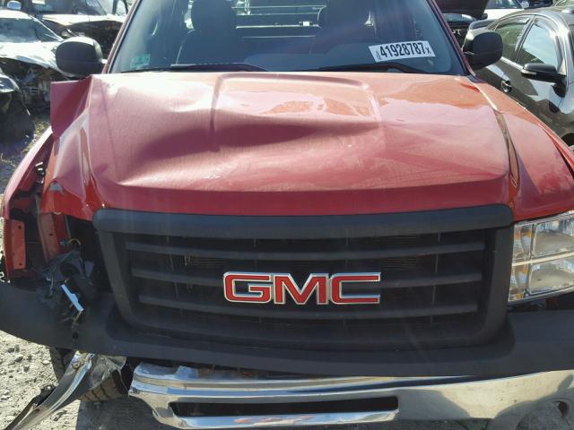 1GTR1TEX5CZ312018 - 2012 GMC SIERRA C15 RED photo 7