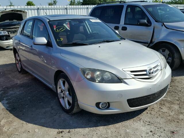 JM1BK143661440837 - 2006 MAZDA 3 HATCHBAC SILVER photo 1