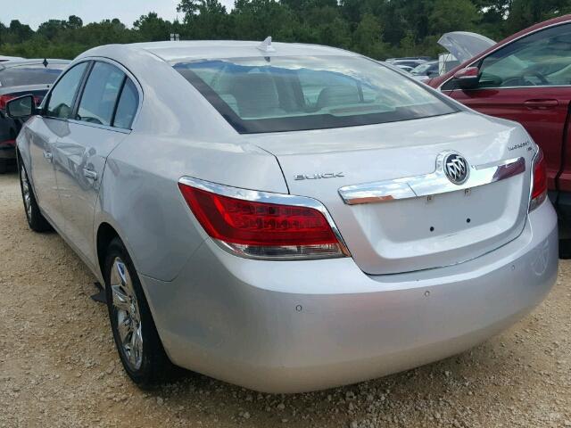 1G4GC5EG1AF206222 - 2010 BUICK LACROSSE SILVER photo 3