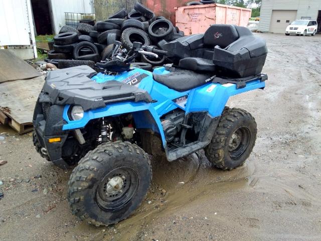4XASEE573GA609446 - 2016 POLARIS SPORTSMAN BLUE photo 2