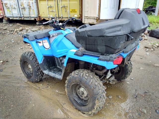 4XASEE573GA609446 - 2016 POLARIS SPORTSMAN BLUE photo 3