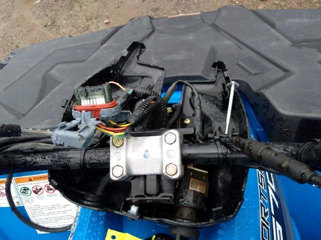 4XASEE573GA609446 - 2016 POLARIS SPORTSMAN BLUE photo 8