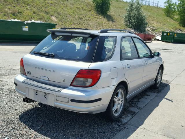 JF1GG29652G822354 - 2002 SUBARU IMPREZA WR SILVER photo 4