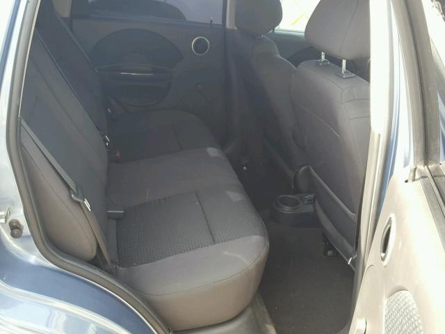 KL1TD66618B105802 - 2008 CHEVROLET AVEO BASE Көк фото 6