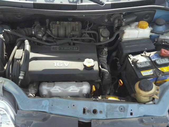 KL1TD66618B105802 - 2008 CHEVROLET AVEO BASE Көк фото 7