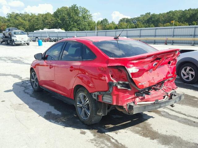 1FADP3F22EL216161 - 2014 FORD FOCUS RED photo 3