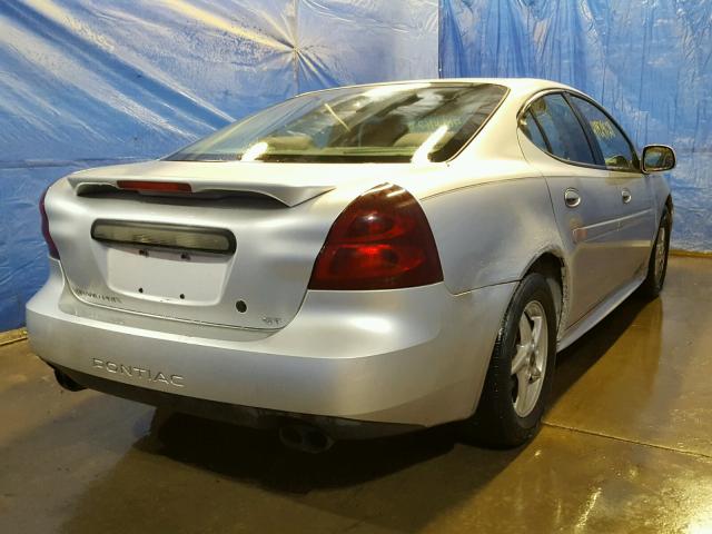2G2WS522941128834 - 2004 PONTIAC GRAND PRIX SILVER photo 4