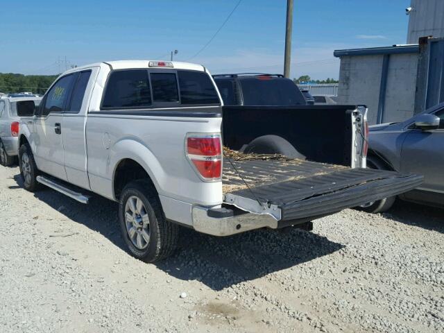 1FTEX1C83AFD22512 - 2010 FORD F150 SUPER WHITE photo 3