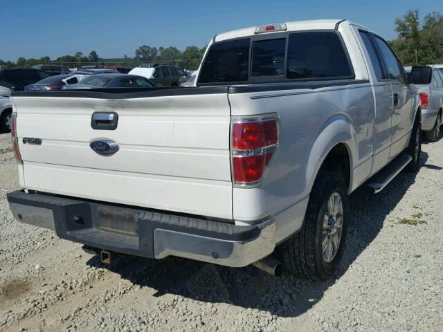 1FTEX1C83AFD22512 - 2010 FORD F150 SUPER WHITE photo 4