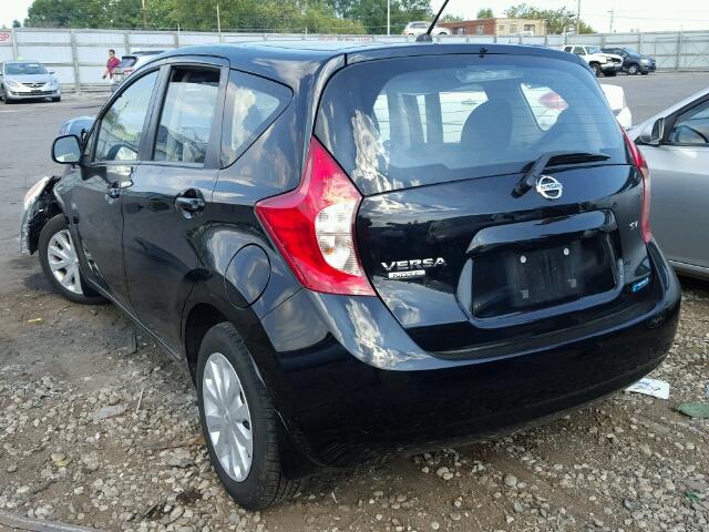 3N1CE2CPXEL379167 - 2014 NISSAN VERSA NOTE BLACK photo 3