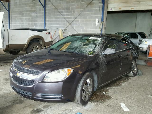 1G1ZC5EB9AF237440 - 2010 CHEVROLET MALIBU 1LT CHARCOAL photo 2
