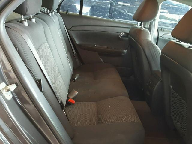 1G1ZC5EB9AF237440 - 2010 CHEVROLET MALIBU 1LT CHARCOAL photo 6
