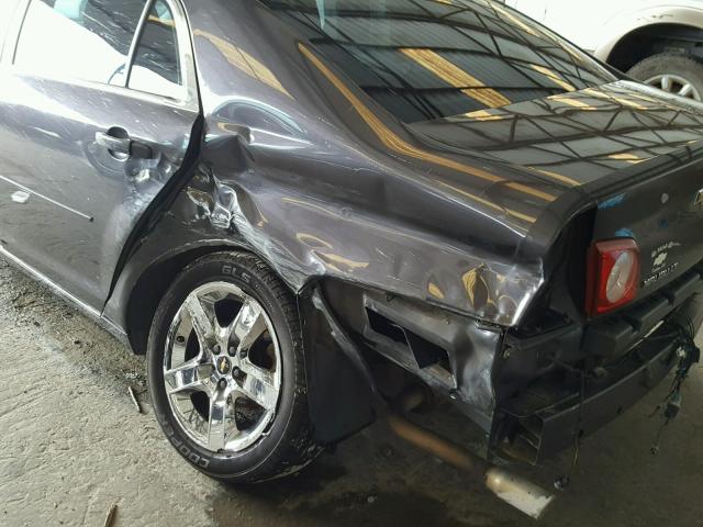 1G1ZC5EB9AF237440 - 2010 CHEVROLET MALIBU 1LT CHARCOAL photo 9