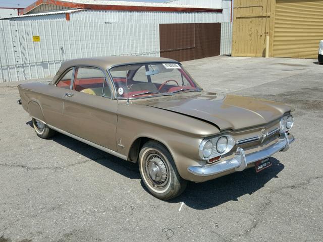 20927W309077 - 1962 CHEVROLET MONZA  TAN photo 1