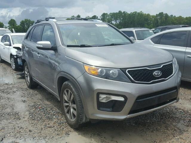 5XYKWDA24DG313647 - 2013 KIA SORENTO SX GRAY photo 1