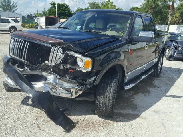 5LTPW18566FJ02473 - 2006 LINCOLN MARK LT BLACK photo 2