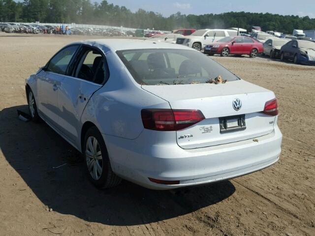 3VW2B7AJ6HM265823 - 2017 VOLKSWAGEN JETTA S 白色 照片 3
