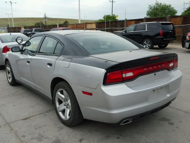 2C3CDXAT8DH677287 - 2013 DODGE CHARGER PO TWO TONE photo 3