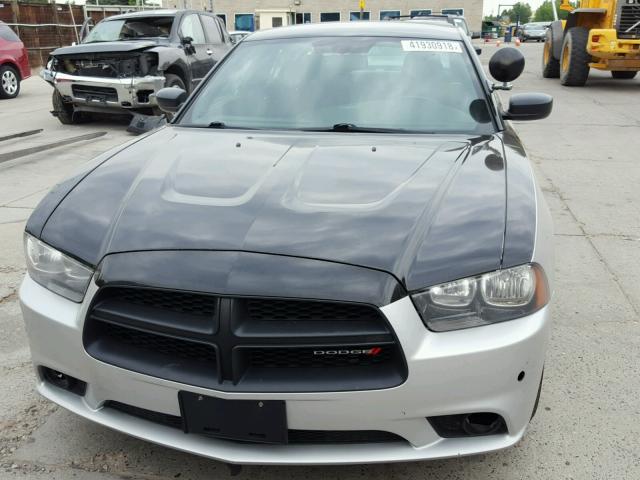 2C3CDXAT8DH677287 - 2013 DODGE CHARGER PO TWO TONE photo 9