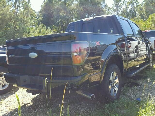 1FTFW1CT1BKD89033 - 2011 FORD F150 BLACK photo 4