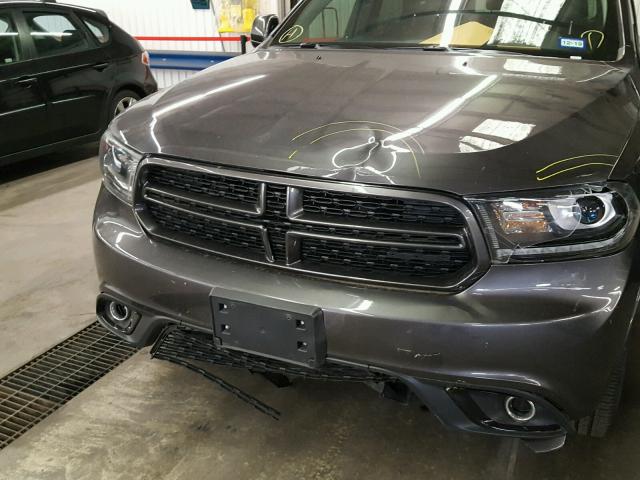 1C4RDHDG0JC281735 - 2018 DODGE DURANGO GT GRAY photo 9