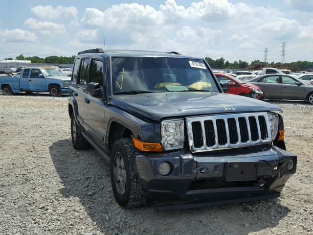 1J8HG48P67C560016 - 2007 JEEP COMMANDER BLUE photo 1
