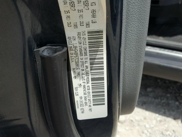 1J8HG48P67C560016 - 2007 JEEP COMMANDER BLUE photo 10