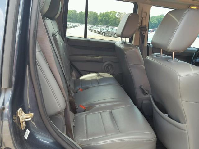 1J8HG48P67C560016 - 2007 JEEP COMMANDER BLUE photo 6