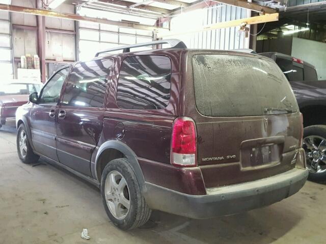 1GMDX33L96D242917 - 2006 PONTIAC MONTANA SV MAROON photo 3