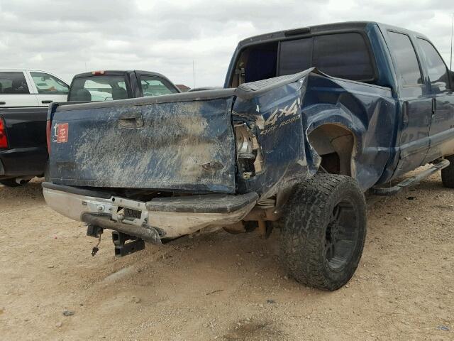 3FTSW31F6YMA61731 - 2000 FORD F350 SRW S BLUE photo 9