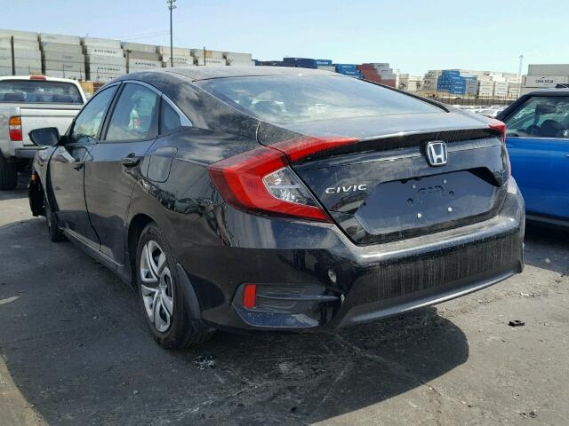 2HGFC2F55GH520430 - 2016 HONDA CIVIC LX BLACK photo 3