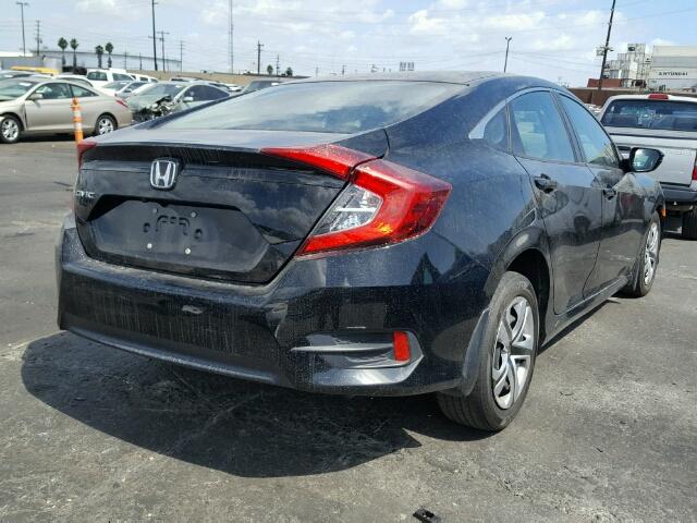 2HGFC2F55GH520430 - 2016 HONDA CIVIC LX BLACK photo 4