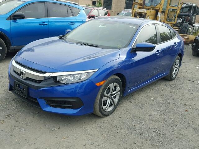 19XFC2F52HE064429 - 2017 HONDA CIVIC BLUE photo 2