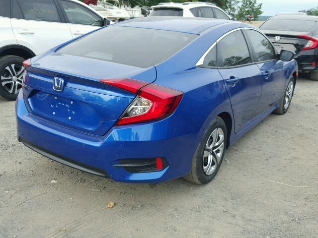 19XFC2F52HE064429 - 2017 HONDA CIVIC BLUE photo 4