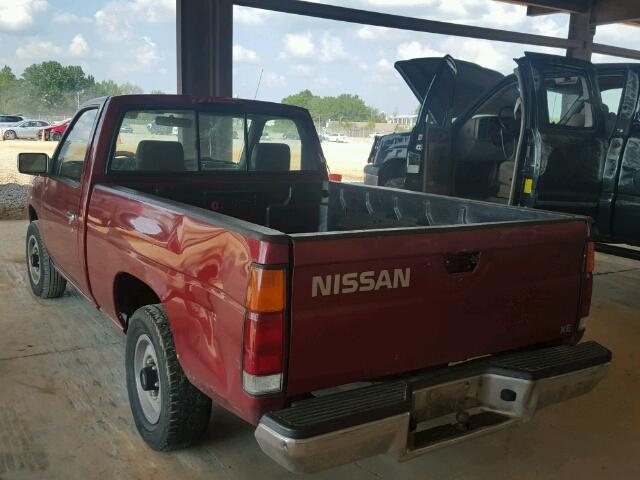 1N6SD11S0SC341562 - 1995 NISSAN TRUCK E/XE RED photo 3