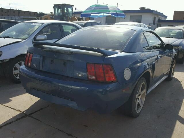 1FAFP42X3XF223122 - 1999 FORD MUSTANG BLUE photo 4