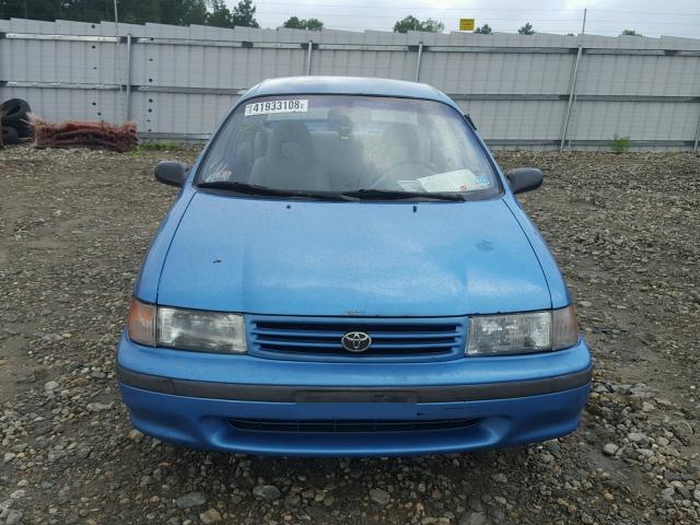 JT2EL43BXM0022443 - 1991 TOYOTA TERCEL DEL BLUE photo 9