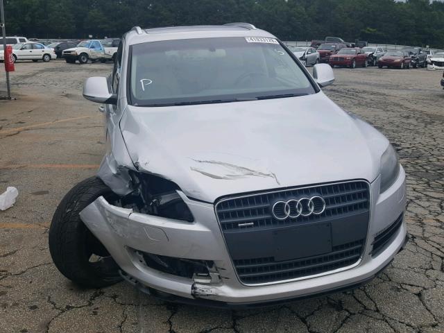 WA1AY74L19D026679 - 2009 AUDI Q7 3.6 QUA SILVER photo 9