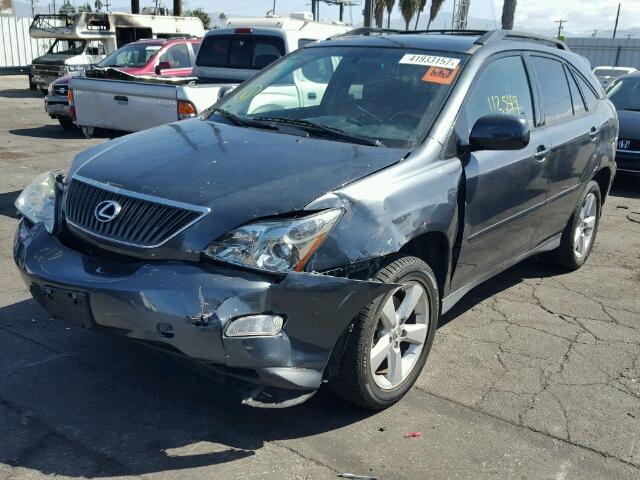 JTJGA31U450049351 - 2005 LEXUS RX 330 BLUE photo 2