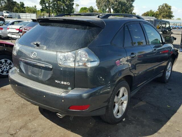 JTJGA31U450049351 - 2005 LEXUS RX 330 BLUE photo 4